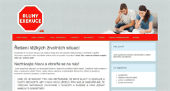 Desktop Screenshot of dluhyexekuce.cz