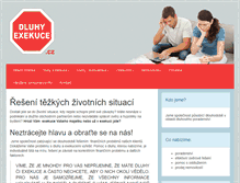 Tablet Screenshot of dluhyexekuce.cz